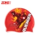 Mũ bơi trẻ em bằng silicon của Zoke Cô gái tóc dài thời trang Marvel phim hoạt hình dễ thương Mũ bơi không thấm nước