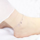 Diamond-encrusted star and moon anklet female Korean version simple temperament niche design star moon anklet chic student anklet