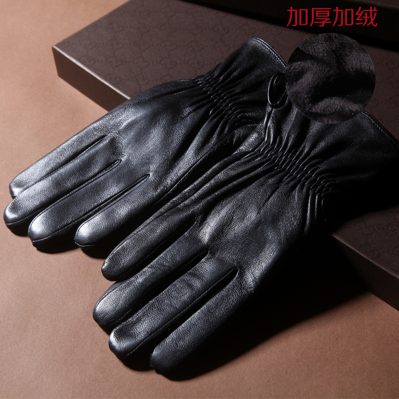 Gants pour homme      en peau de mouton - Ref 2782346 Image 25