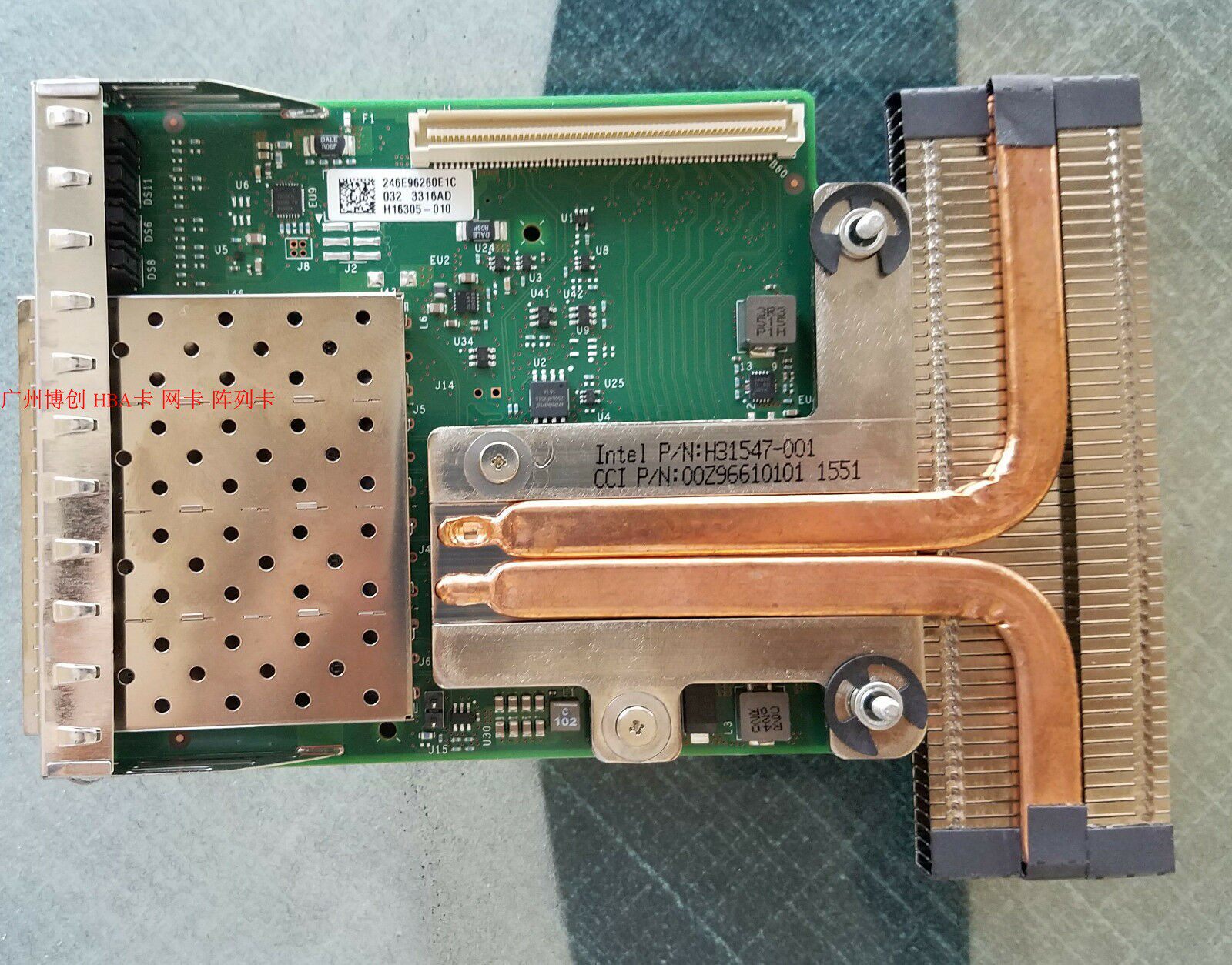 Intel X710-DA4 10Gb SFP Dell R730 R740 4-port 10 Gigabit fiber optic network card 68M95