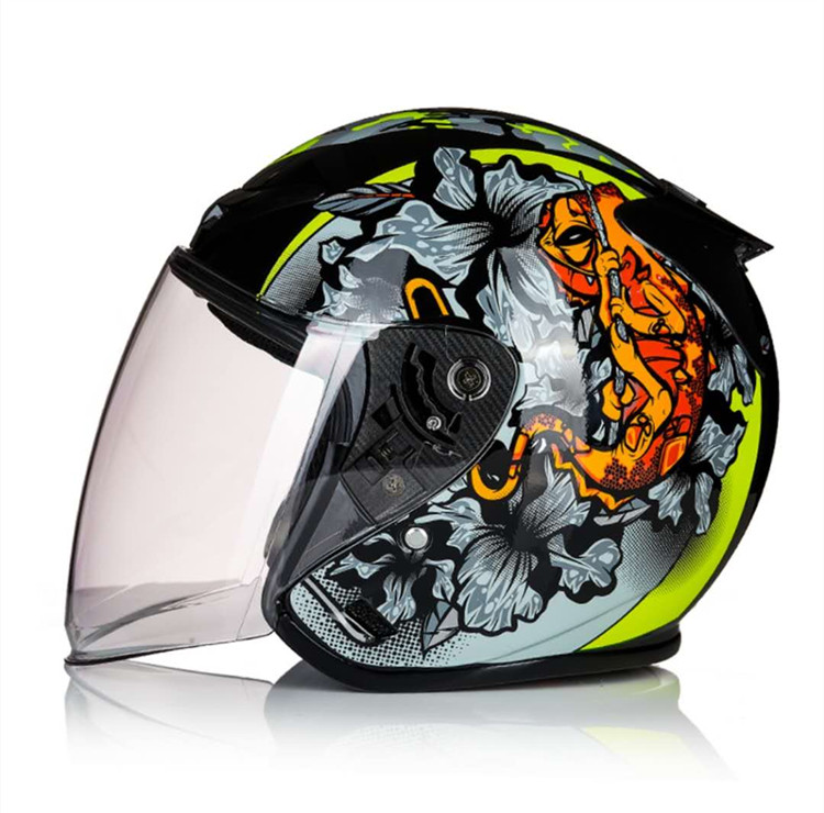 3C helmet men's four seasons universal female helmet half helmet locomotive electric car battery car DOT winter cute