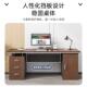 Office Desk and Chair Set, Simple Modern Office Executive Desk, Staff Workstation, Staff Desk, Bedroom Home Computer Desk