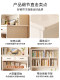 Desk and Bookshelf Integrated Table for Students, Home Study Writing Desk, Bedroom Wall-Mounted Narrow Table, Small Apartment Computer Desk