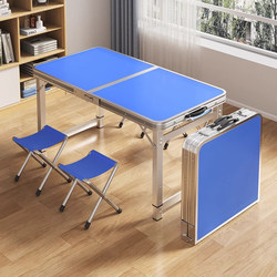 Foldable Table Outdoor Night Market Stall Table Foldable Portable Camping Outdoor Dining Table and Chair Stall Table