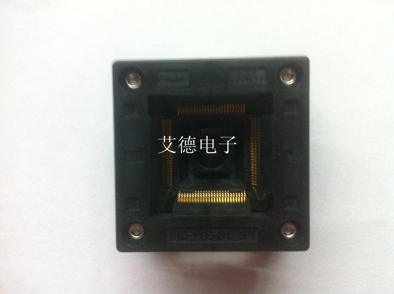100% new original imported QFP100 test socket OTQ-100S-0 5-001 conversion seat burning seat
