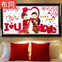 Tình yêu dành cho All Seasons tổ chức đám cưới hôn nhân mới cross-stitch thêu với nhiều màu sắc trang trí 2019 phòng hôn nhân đám cưới đám cưới - Công cụ & phụ kiện Cross-stitch tranh thêu chữ thập đẹp