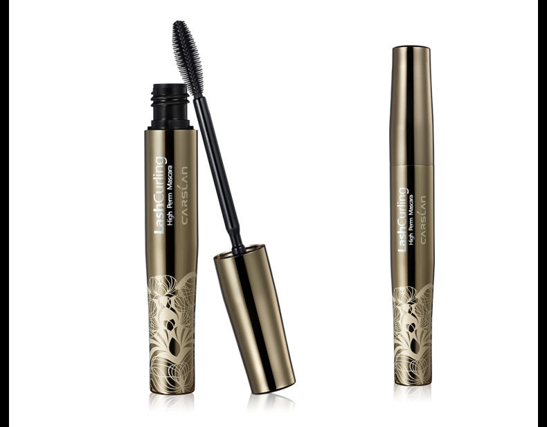 Kazi màu xanh mascara không thấm nước dài quăn không smudge mã hóa dài dày lông mi tăng trưởng chất lỏng chính hãng căng mascara super model