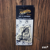 Ri Raw Juku Production Small Skeleton skull CAR TAG Car on-board incense Incense Flake Pendant Rope Dress Classic Guolong Aroma