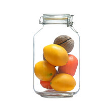 Lead-free glass sealed tank storage tank household moisture-proof tank kitchen display tank milk powder grain tank