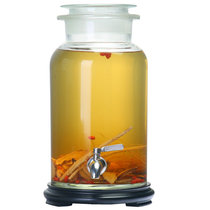 Guangkou frosted glass bottle sealed can lead-free household ginseng wine bottle 10kg 20kg 30kg 40kg