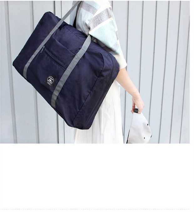 Túi du lịch gấp tay túi đeo vai nữ xách tay gấp lưu trữ túi dung lượng lớn duffel túi nam có thể đặt vali túi du lịch nhỏ