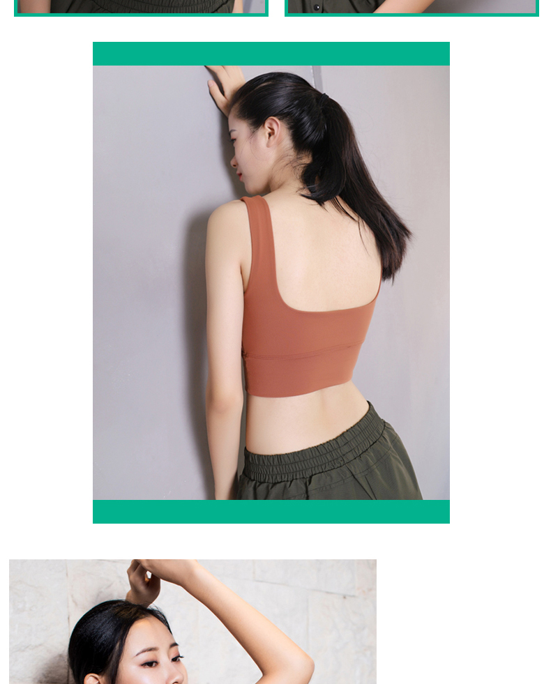 Đồ lót nữ thể thao chống sốc áo ngực tập hợp âm thanh nổi Yoga vest chuyên nghiệp thể dục áo ngực đẹp trở lại ngực lớn mùa thu áo lót thể thao loại nào tốt