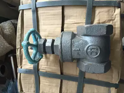 Tianjin big station force wire buckle iron rod gate valve Z15T-16 national standard cast iron valve copper core wire buckle gate valve