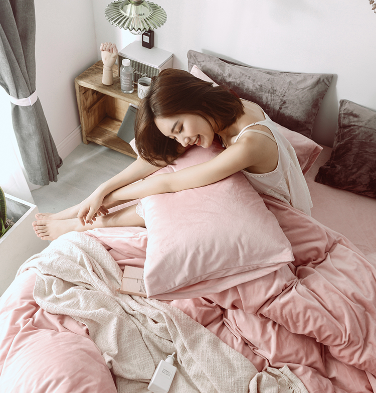 Muji tấm một mảnh cộng với nhung nhung san hô lông mịn 1,8m 1,5 mét gấp đôi tấm màu mùa đông - Khăn trải giường ra giường