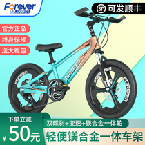 Permanent bicycle 8-10-12-15 year old bicycle boy and girl Zhongdabong light magnesium alloy mountain bike