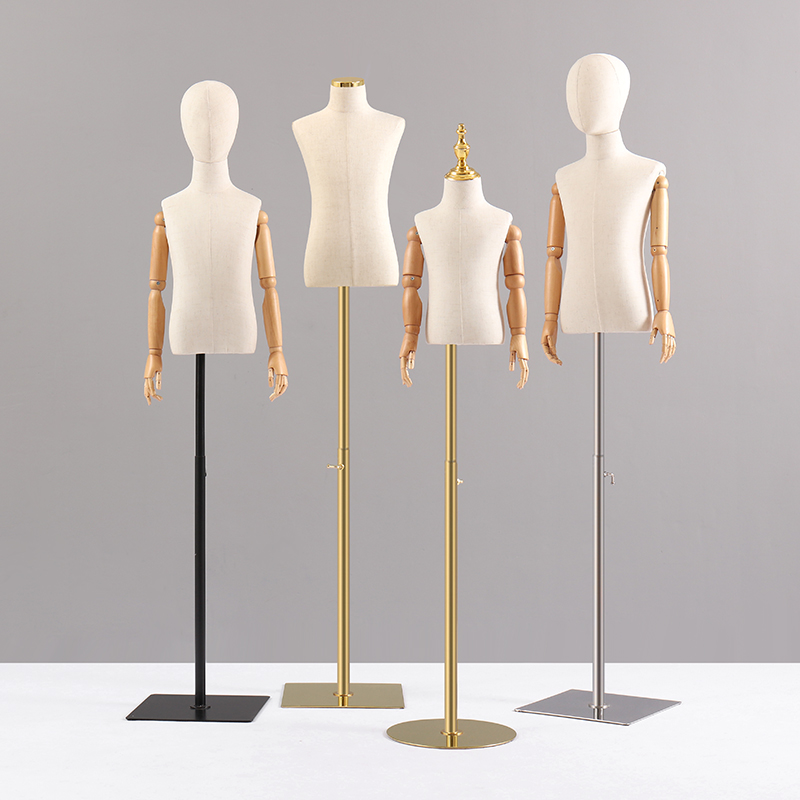 Children model props half-body children's children's clothing display shelves Models men and women's children's clothing shop window models racks