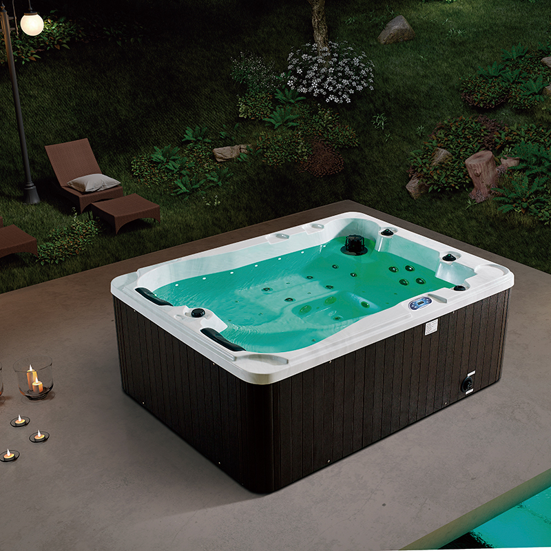 Mona Lisa home luxury surf massage couple double Mandarin duck bubble bath Fun intelligent constant temperature bath