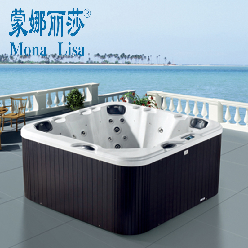 Mona Lisa imported acrylic fully automatic intelligent warm surf spa massage luxury garden oversized bathtub