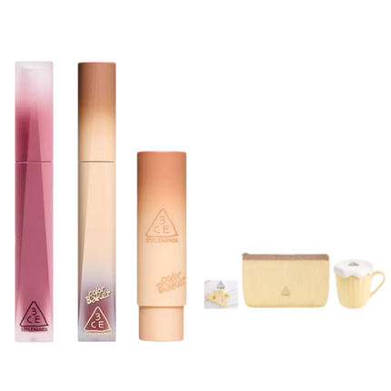 【礼物】3CE丝绒唇釉升级 口红哑光滋润裸色橘彩妆女闺蜜送礼