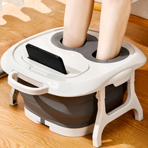 Japanese foot bath bucket foot bath household calf foldable thermal insulation foot bath massage health portable foot bath bucket