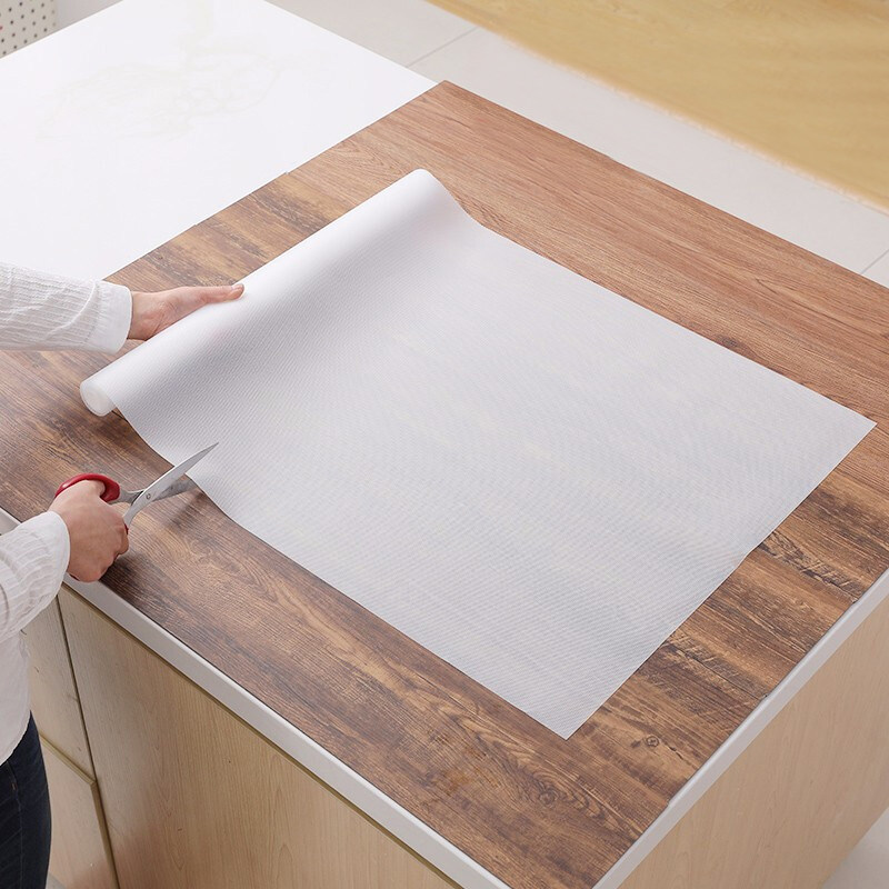 Japan drawer pad paper transparent moisture-proof mat Household shoe cabinet wardrobe moisture-proof sticker Kitchen waterproof and oil-proof overall cabinet mat