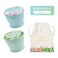 [2 комбинации] Синий ирис + зеленый зеленый