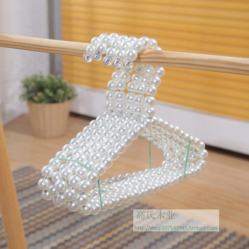 Five clothes small hanger Pet Clothes Hanger Pearl Small Hanger Kitty Clothing Teddy Clothes Hanger