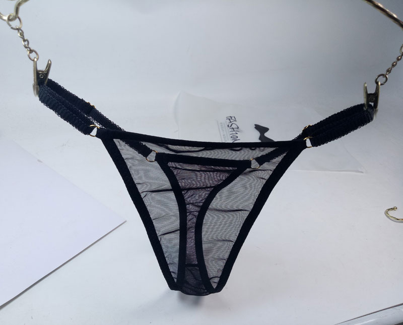 Thong nữ cảm giác eo thấp ren nóng bỏng đầy lông trong suốt tập tin mở sinh viên đồ lót gợi cảm kích thước lớn chất béo MM sịp nam cao cấp