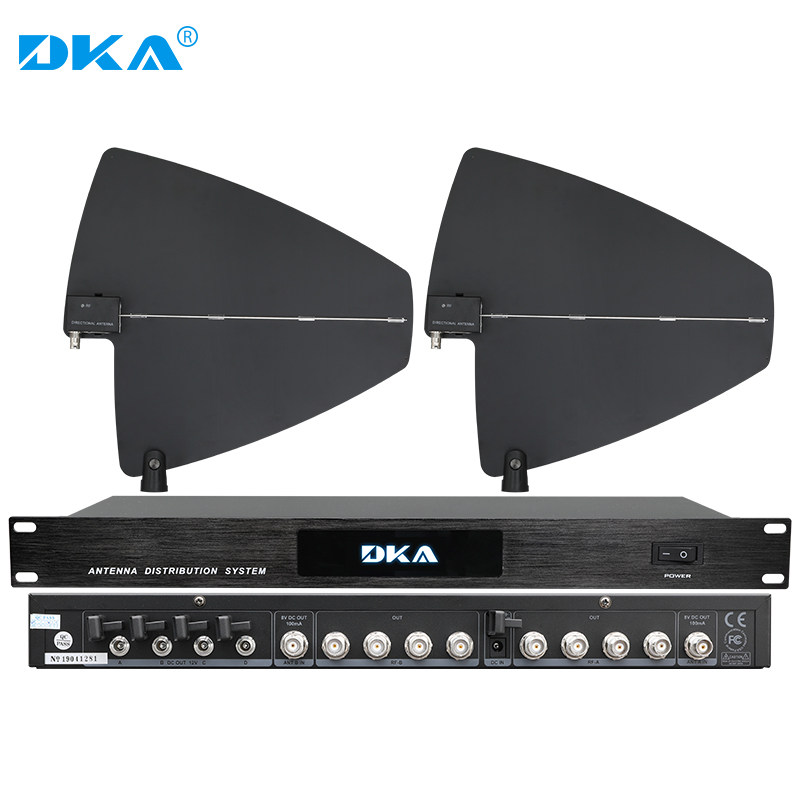 DKA Professional Stage Performance Campus Microphone School Wireless Microphone Antenna Signal Power Enhancement Amplifier