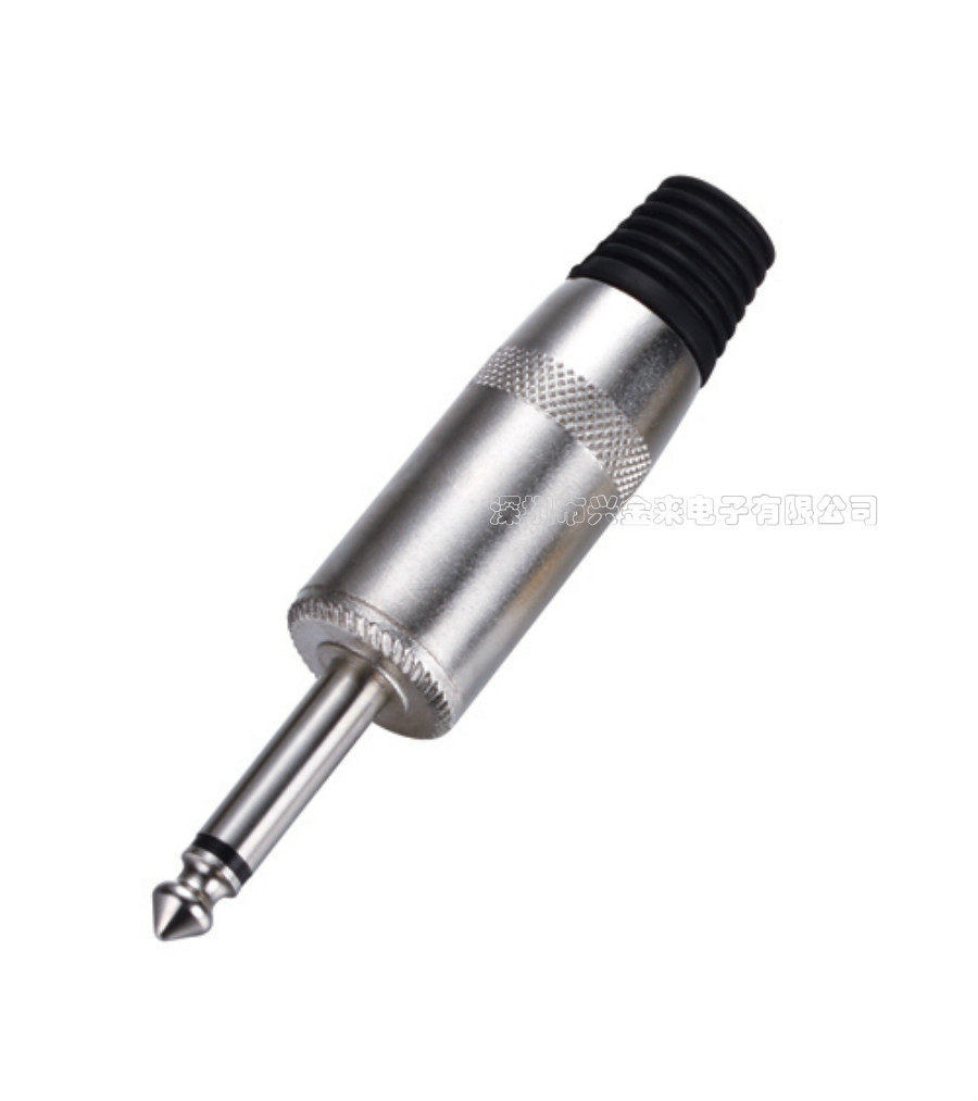 New mono 6 35MM male head 6 5 big two core microphone speaker wiring plug audio plug