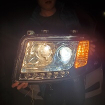 Heila 5 Dual Light Hernia Gas Lens Dongfeng Tianong Flagship Front Combined LED Headlamps Assembly Retrofit Tianlong Flagship
