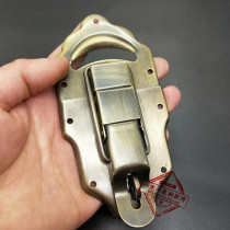 New Chinese antique furniture Pure copper buckle Camphor wood box buckle Ming and Qing vintage lock vintage hardware copper accessories