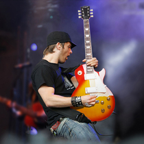 Martin Smith Electric Guitar set Professional LP Sunset light tone girl Hirasawa rock electronic guitar