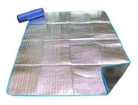 Outdoor camping tent Aluminum foil moisture proof mat Protective mat Mat Picnic mat Beach portable waterproof