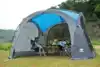 New popular canopy pergola self-driving camping tent 8 people 10 outdoor activities Blue anti-mosquito fishing sunshade