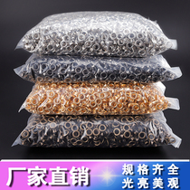 Tag eyelet button air eye button hollow rivet metal eyelet shoe eye rust-proof rivet air eye button making machine