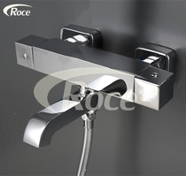 Export Germany bathtub faucet set Thermostat shower set Thermostat valve All copper bathtub shower set Shower head
