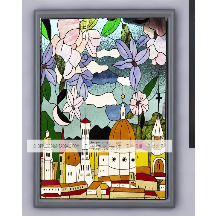 Tiffany Stained Glass Partition, Stained Glass Window, Welding Process, Church Stained Glass, Dry and Wet Separation