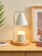 Amazon's best-selling lily of the valley aromatherapy melting wax lamp bedside wooden candle melting lamp simple Japanese-style smokeless temperature-adjustable night light