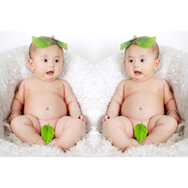 New twins poster cute beautiful boy picture wall sticker baby pictorial prenatal education poster pictorial photo