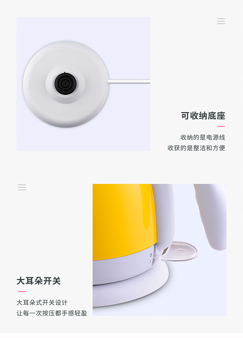 binh dun sieu toc Ấm đun nước điện cầm tay công suất nhỏ mini nhỏ nhà du lịch ấm đun nước phòng khách sạn chuyên dụng - ấm đun nước điện ấm siêu tốc comet