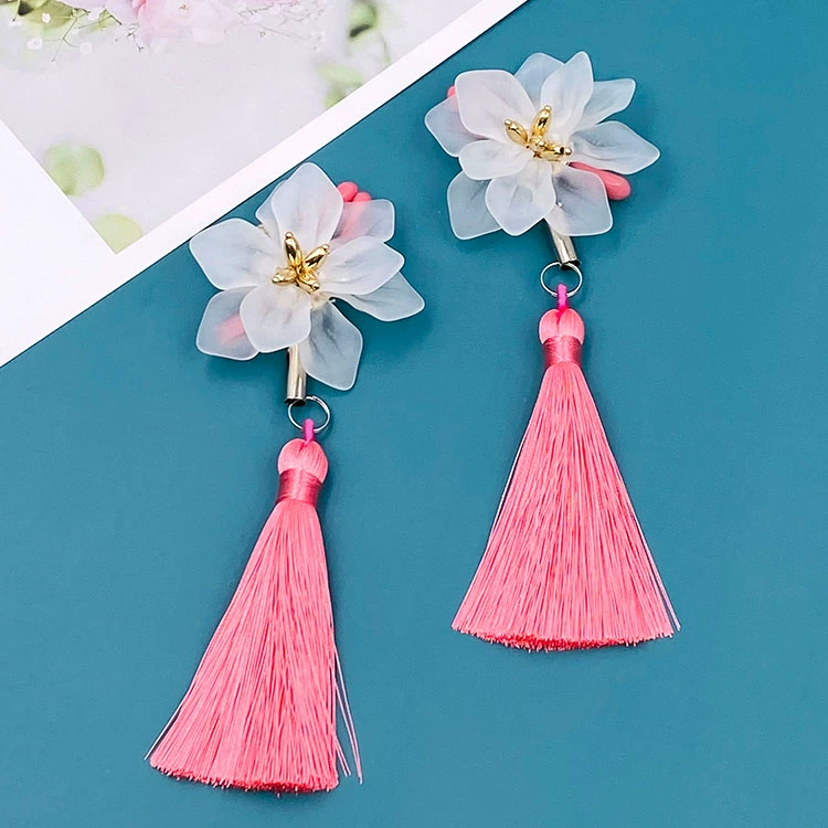 Ba chiều tua hoa khiêu dâm kẹp ngực tiếp liệu handmade kẹp ngực kim loại đồ chơi nữ SM tiếp liệu ngực phụ kiện