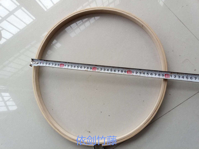 Customized wedding decoration Wedding Decoration Oversized Model 40-120CM Bamboo Embroidered Cross Embroidered Frame Embroidered Frame for wedding photos