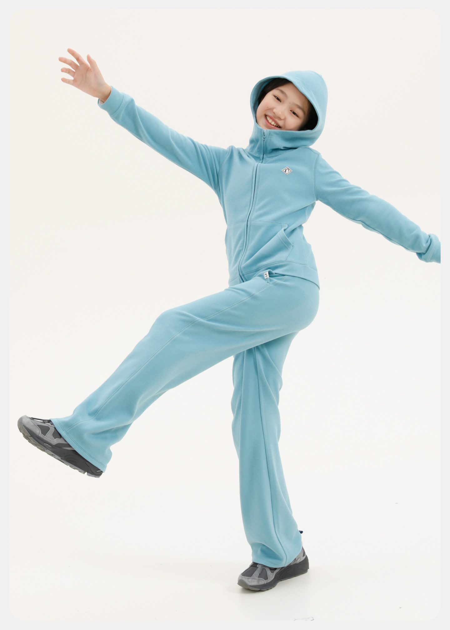 Capsule Naju Children's Clothing [Easy to Fold] Children's Sweatshirt Antibacterial Static-Free Lightweight Warm Fleece Zip-Up Jacket for Boys and Girls — 75