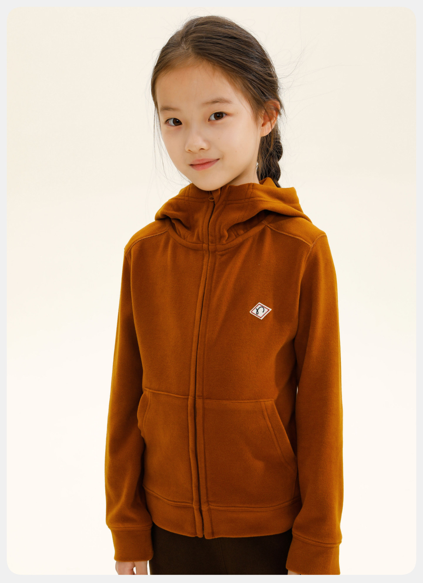 Capsule Naju Children's Clothing [Easy to Fold] Children's Sweatshirt Antibacterial Static-Free Lightweight Warm Fleece Zip-Up Jacket for Boys and Girls — 38