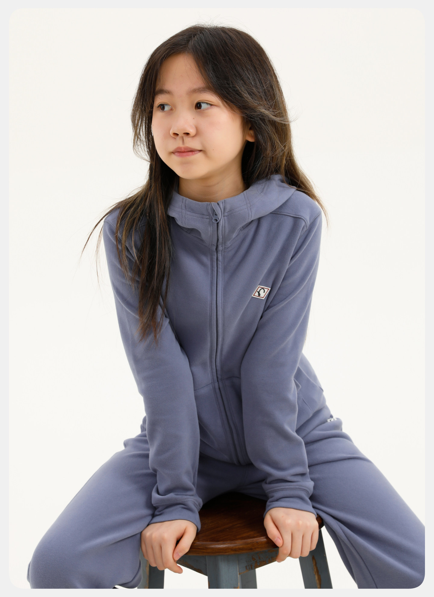 Capsule Naju Children's Clothing [Easy to Fold] Children's Sweatshirt Antibacterial Static-Free Lightweight Warm Fleece Zip-Up Jacket for Boys and Girls — 83