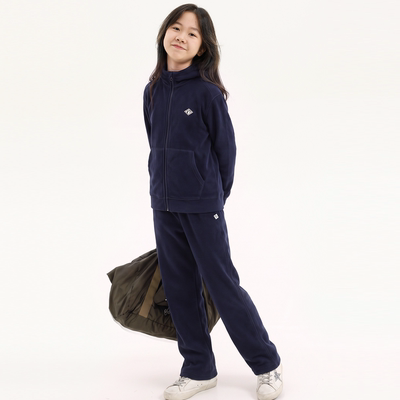 Capsule Naju Children's Clothing [Light Warm Fleece] Children's Pants Antibacterial Static-Free Boys and Girls Drawstring Straight-Leg Sports Pants — 4