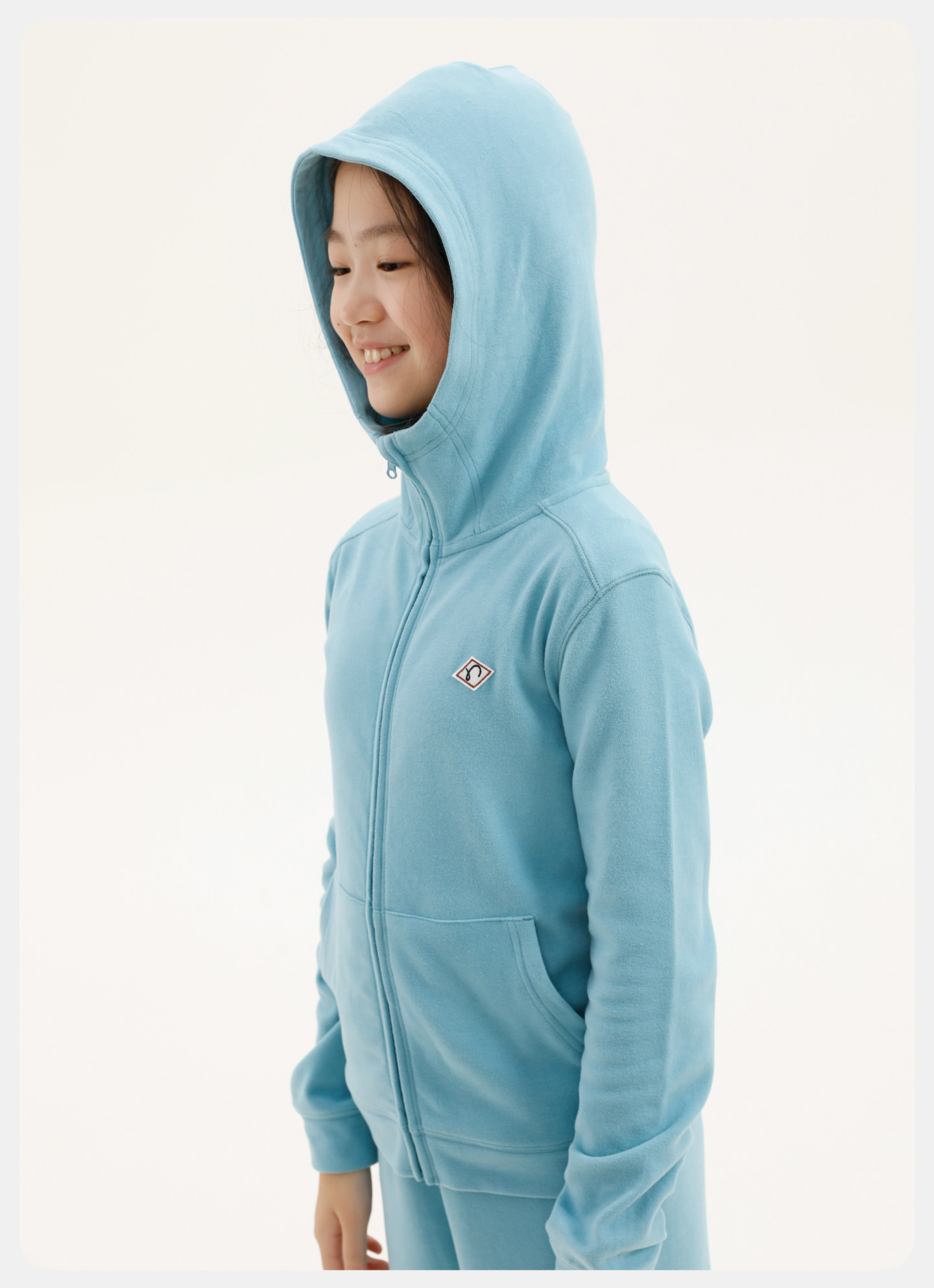Capsule Naju Children's Clothing [Easy to Fold] Children's Sweatshirt Antibacterial Static-Free Lightweight Warm Fleece Zip-Up Jacket for Boys and Girls — 76