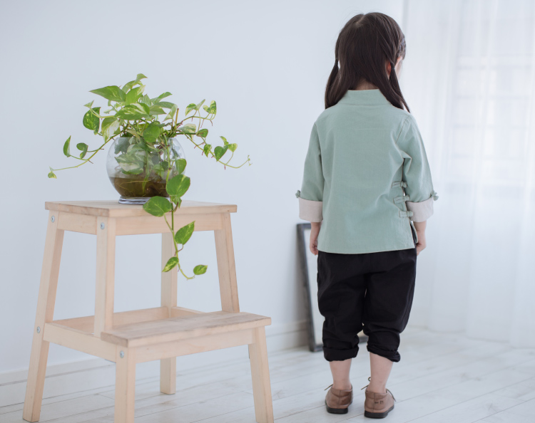 Chemise enfant à manche longue en lin - Ref 2082932 Image 25