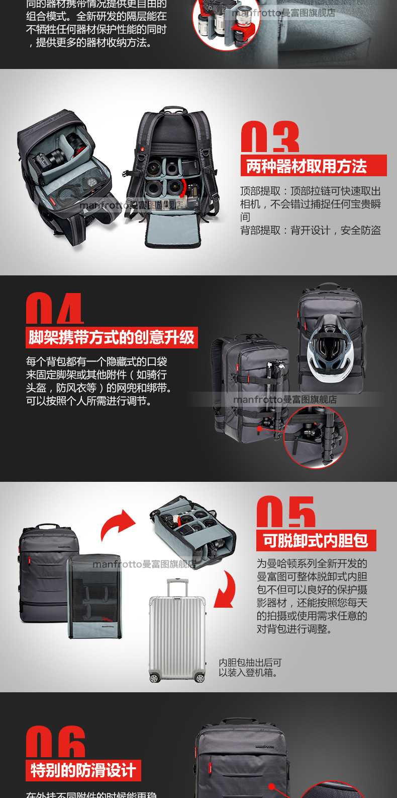 Manfrotto MB MN-BP-MV-50 30 Manhattan SLR túi máy ảnh túi vi túi máy ảnh duy nhất ba lô vai - Phụ kiện máy ảnh kỹ thuật số túi máy ảnh canvas